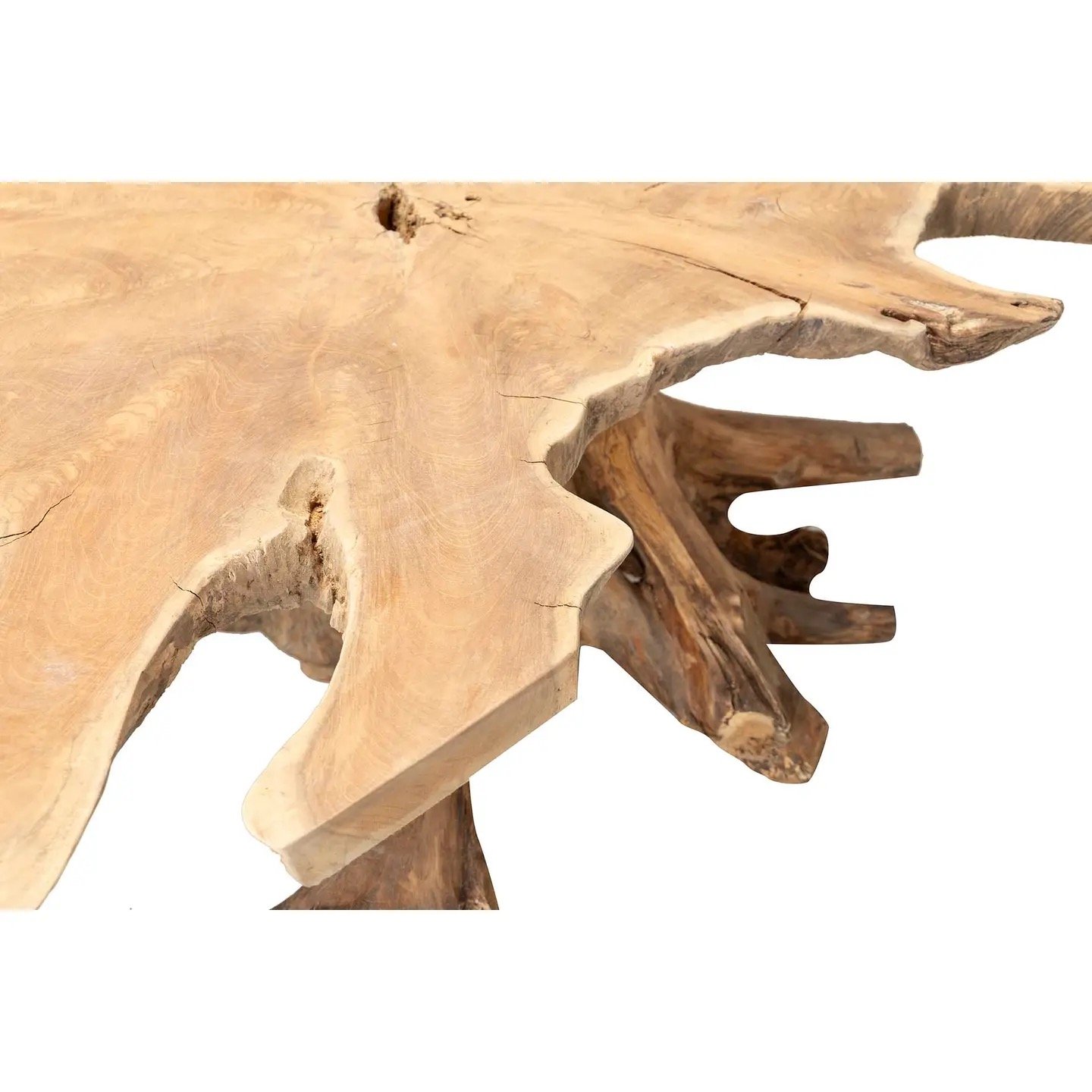 TABLE BASSE ROOTS TECK